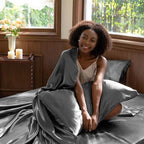 CozyLux Satin Sheets Full Size Sheets - Image 5