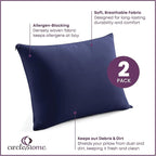 CirclesHome Pillow Covers with Zipper King Size - Image 2