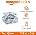 Amazon Basics 3-Piece Soft, Plush Microfiber Kids' Comforter and Pillow Sham Set - Image 2