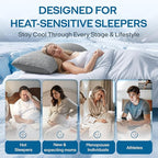 ZonLi Cooling Body Pillowcase for Hot Sleepers, Breathable Body Pillow Cover - Image 7