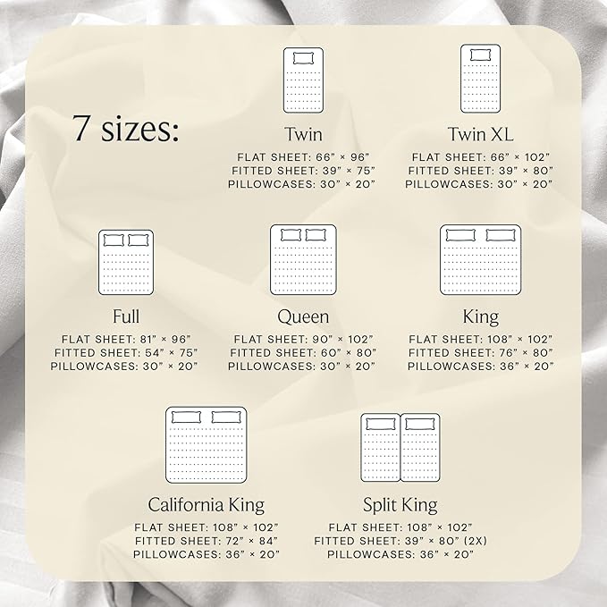 LuxClub 5 PC Split King Sheet Set Sheets Deep Pockets 18" Eco Friendly Wrinkle - Image 7