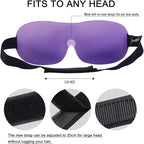 PrettyCare 3D Sleep Mask 2 Pack, Eye Mask - Image 6