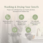 Springtree Home Luxury Bamboo Rayon Bath Towel Set of 4 | 35% Bamboo Rayon - Image 9