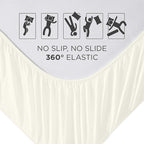 Royale Linens Fitted Sheet Twin - Image 5