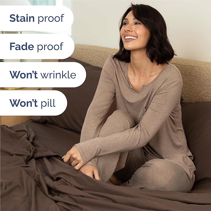Split King Size 5 Piece Sheet Set - Image 5