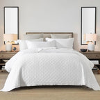 SahSahCasa Quilt Set King Size, 100% Cotton Quilt Bedding Set Bedspread - Image 7
