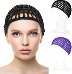WLLHYF Wig Cap Thick Long Hair Caps Adjustable Net Mesh Braided Weaving Making - Image 2