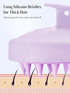 HEETA Scalp Massager Hair Growth, Soft Silicone Scalp Scrubber Shampoo Brush - Image 6