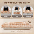 ZonLi Fluffy Body Pillow for Adults, Fuzzy Faux Fur Body Pillow - Image 8