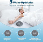 REACHER Super Loud Alarm Clock for Heavy Sleepers Adults Teens, Vibrating Alarm - Image 6