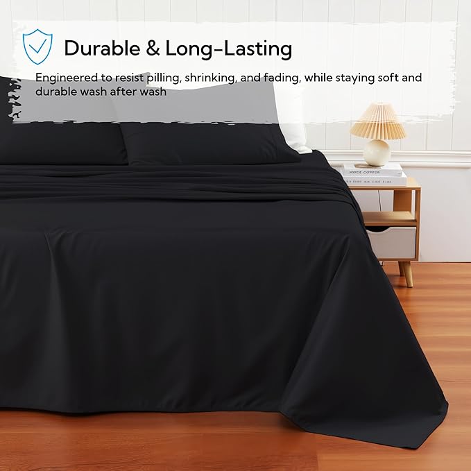 Cotton Flat Sheets Only, 600 TC 100% Cotton Flat Sheet Top Sheet Only, Twin - Image 5