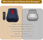 Joyset Back Massager for Back Pain Deep Tissue, Shiatsu Lower Back Neck Massager - Image 5