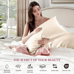 100% Silk Pillow Cases King Size Mulberry Silk Pillowcase - Image 6