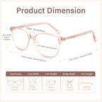 Madison Avenue Blue Light Blocking Glasses Anti Eyestrain UV Glare Blue Light - Image 5