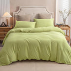 PURE ERA Jersey Knit Duvet Cover Set 100% T-Shirt Cotton Super Soft Comfy 2pc - Image 5