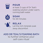 Dr Teal's Epsom Salt Soak, Lavender & Chamomile, 3 lbs | Pack of 2 | Sleep - Image 4