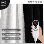 Heated Blanket Electric Blanket Full Size 72''x84'' - Image 3