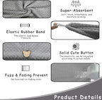 3 Pack Microfiber Hair Towel Wrap - Image 3