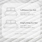 EVERGRACEHOME 100% Cotton Modern Lines Quilt Set Queen Size, Pre-Washed Soft - Image 8