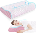 CloudBliss Memory Foam Pillow, Ergonomic Neck Contour Cervical Pillow by CloudBliss