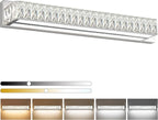 ZUZITO 30in LED Bathroom Lights Over Mirror Modern Crystal Vanity Lights Bar by HOME