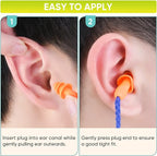 TICONN 48 Pairs Reusable Silicone Ear Plugs - Image 9