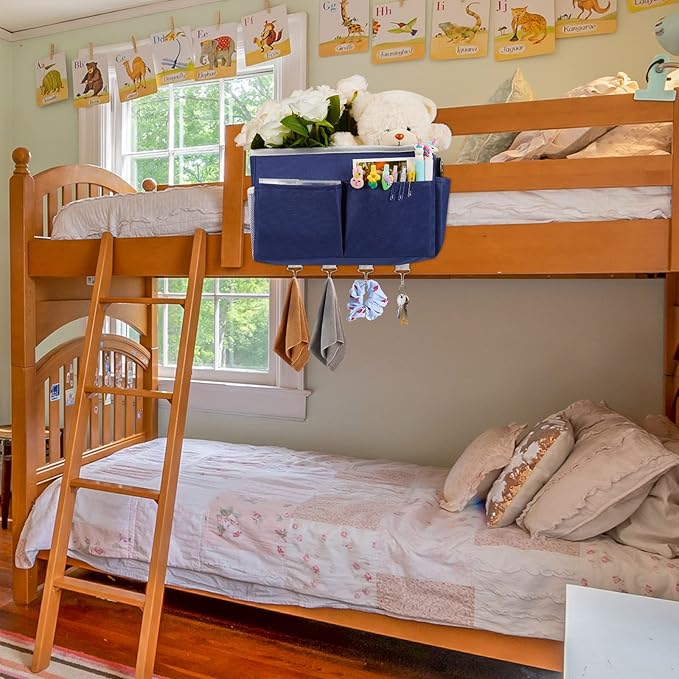 Bedside Storage Organizer 5 Pockets - Image 4