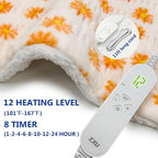 ZXU Heating Pad for Back Pain Relief and Cramps Relief- Ultra Soft Sherpa - Image 2