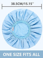 Years calm Shower Caps for Women Reusable Waterproof, Double Layer Waterproof - Image 4
