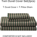 PURE ERA Jersey Knit Duvet Cover Set 100% T-Shirt Heather Cotton Super Soft - Image 7