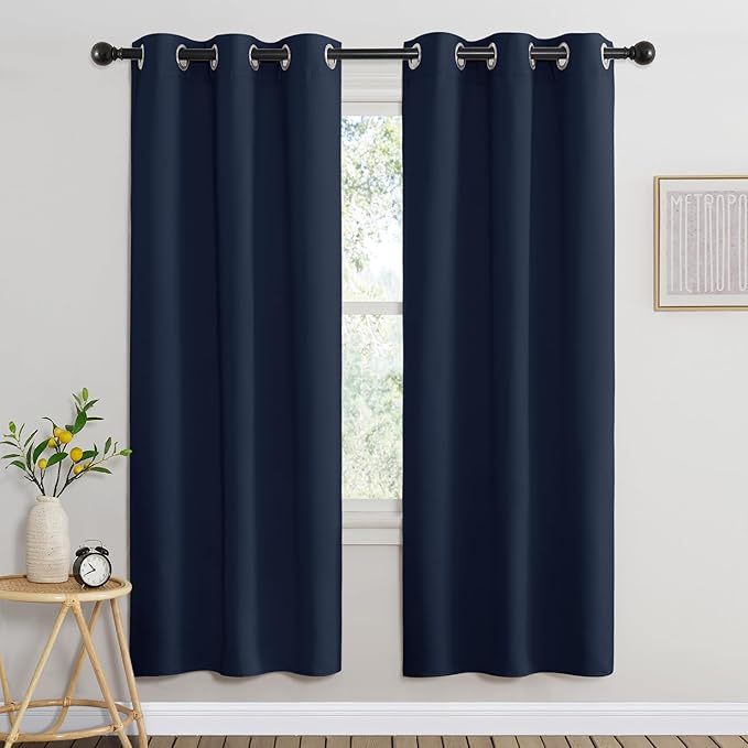NICETOWN Navy Blue Blackout Curtains by NICETOWN