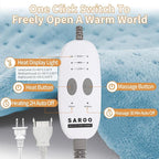 SAROO Heating Pad for Back Pain Relief, Massaging Weighted Heating Pads for Neck - Image 8