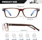 ANYLUV Blue Light Glasses Men Woman, Eye Strain Relief Eye Protection - Image 4
