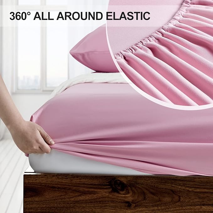 FreshCulture King Fitted Sheet Only 2 Pack - Image 3