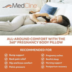 MedCline Pregnancy Pillow, Full Body Maternity Pillow - Image 2