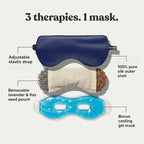 ASUTRA Silk Eye Pillow for Sleep, Weighted Eye Mask, Meditation & Light - Image 3