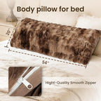 ZonLi Fluffy Body Pillow for Adults, Fuzzy Faux Fur Body Pillow - Image 2