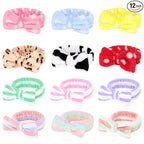 Casoty 12 Pcs Spa Headbands, Skin Care Headband, Soft Coral Fleece Makeup Head by Casoty