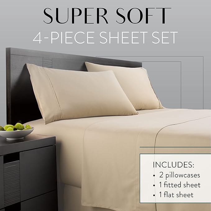 Danjor Linens Bed Sheet Set Twin XL - Image 2