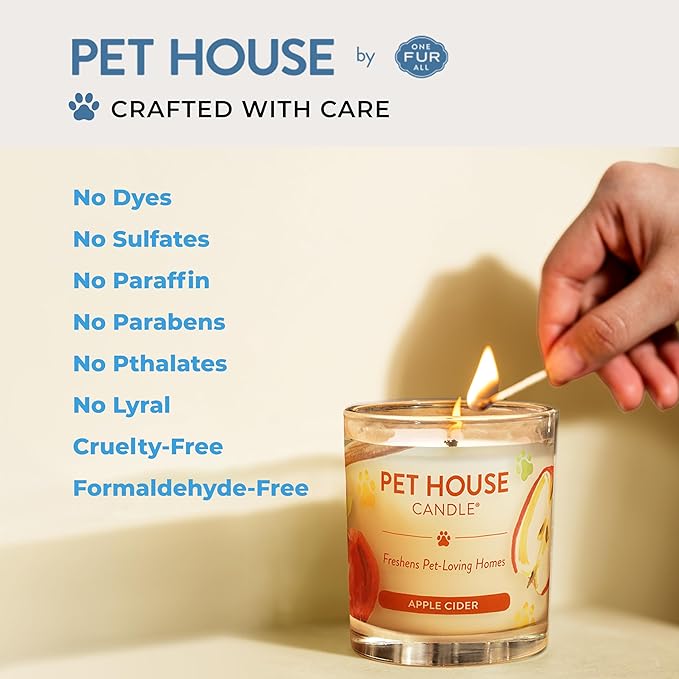 Pet House Candles, Plant-Based, Long Lasting, Clean Burning Scented Candles - Image 7