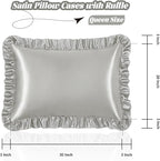 Homiest Ruffle Satin Pillowcase - Image 3