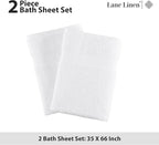 LANE LINEN 100% Ring Spun Cotton Bath Sheets - Image 5
