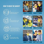 WWDOLL KN95 Face Mask 25 Pack, 5-Layers Breathable Disposable KN95 Masks - Image 6