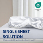 Cathay Home Full Fitted Sheet - Image 2
