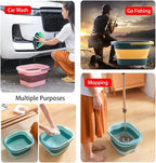 WMHYLYH Collapsible Pedicure Foot Spa Bath Massager - Image 5