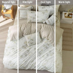LEMIROE Floral Cotton Comforter Queen Size - Image 6