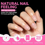 UNA GELLA Extra Short Almond Nail Tips Full Cover 216PCS Gel Nail Tips Short - Image 4
