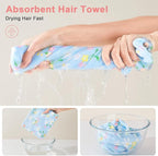 Unicorn Castle Microfiber Hair Towel - Image 2