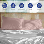 Kamas Oversized Bamboo Pillowcase Set of 2 | 100% Naturally Grown | Ultra Soft - Image 3
