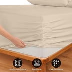 Royale Linens Extra Deep Pocket Queen Fitted Sheet Only - Image 3